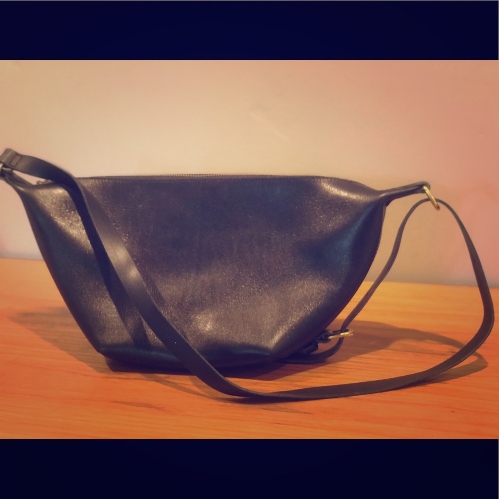 Madewell leather sling purse